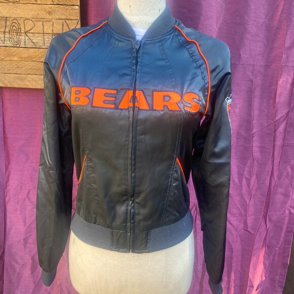 45-(VWC) Chicago Bears. NFL Originals Bears. Nylon. Starter Jacket - Picture 4 of 15